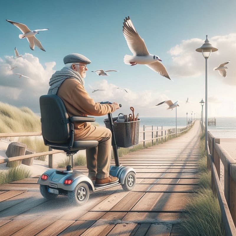 Elektrofahrzeug für Senioren Verleih in Büsum - J. Dethlefs